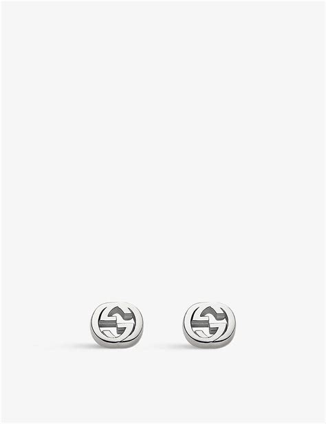 gucci interlock earrings|selfridges Gucci earrings.